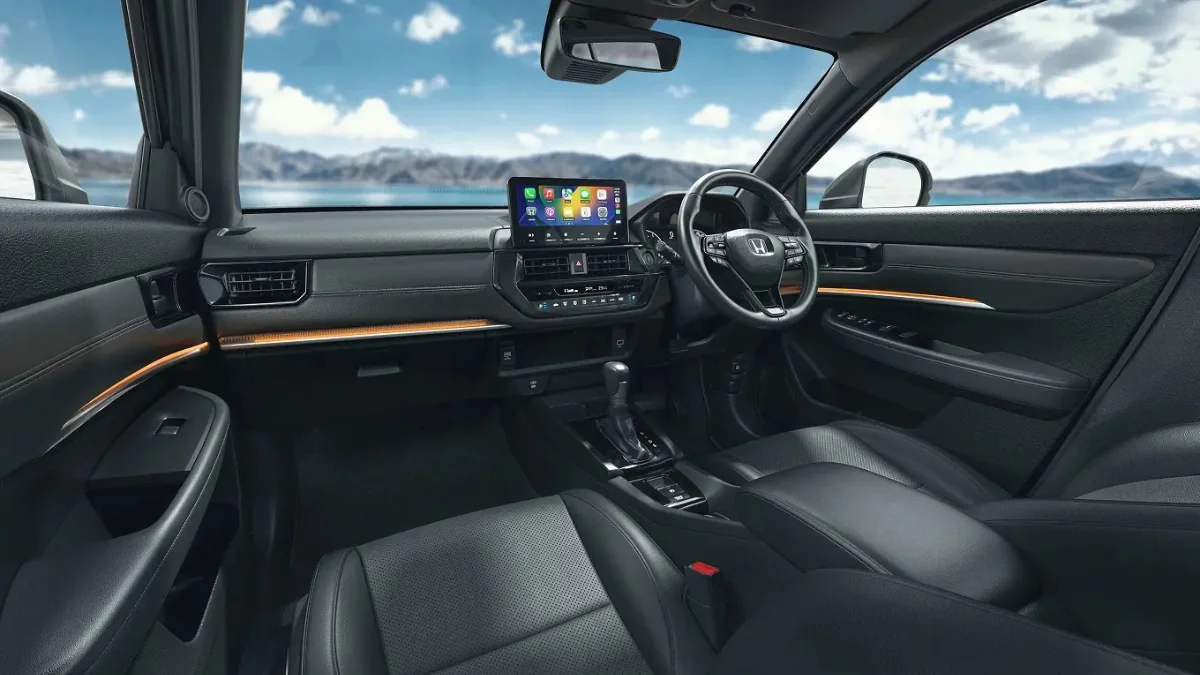Honda Elevate ZX+ Black Interior