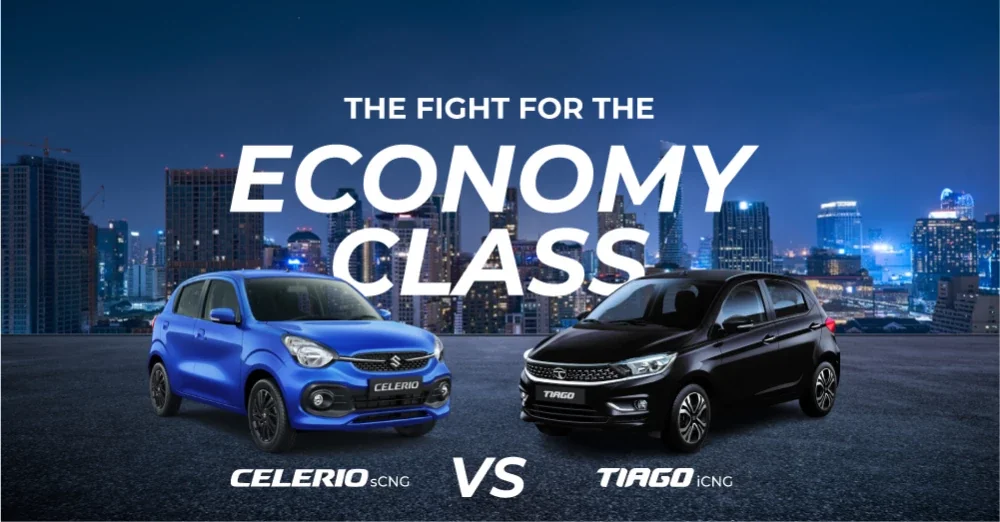 Tata Tiago i-CNG Vs Maruti Celerio S-CNG
