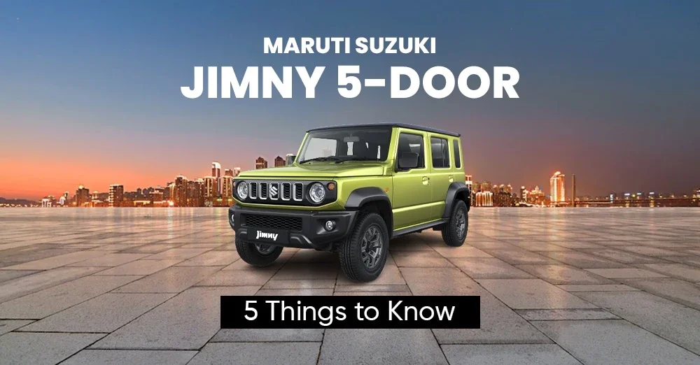 Maruti Suzuki Jimny 5-Door: 5 Things to Know
