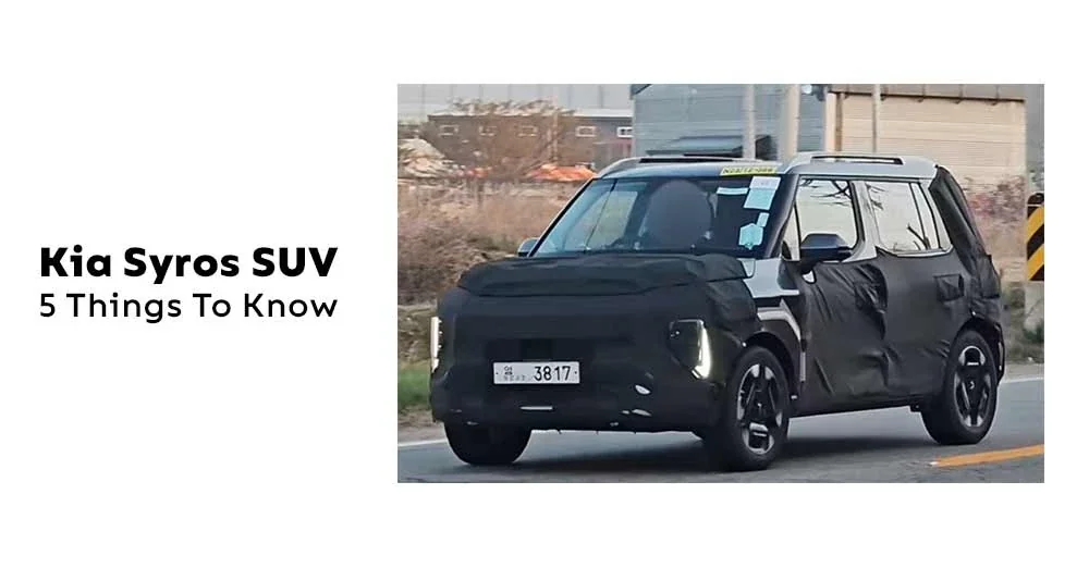 Kia Syros Compact SUV - Top 5 Things To Know