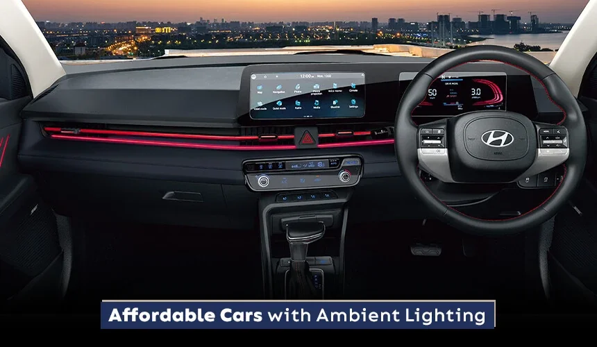 Top Affordable Cars with Ambient Lighting