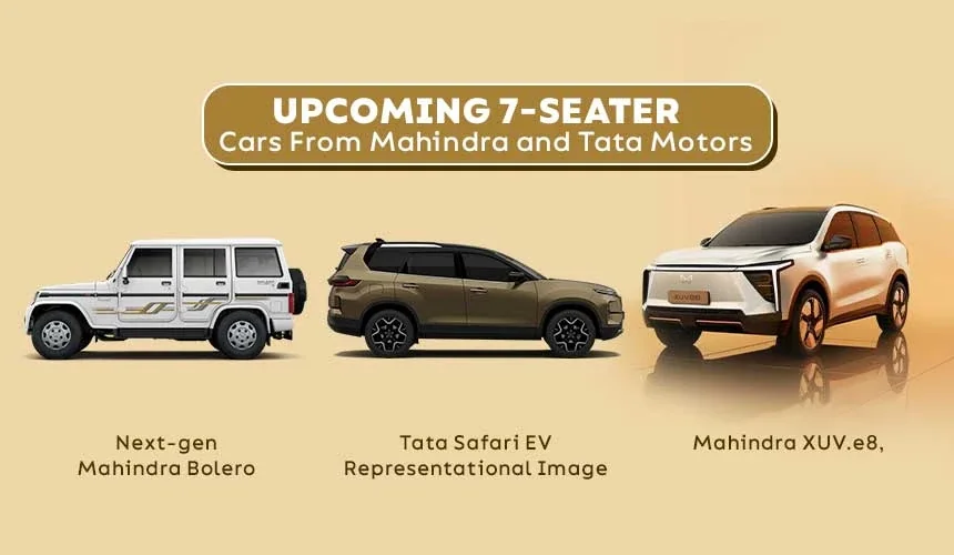 Upcoming 7-Seater Cars From Mahindra and Tata Motors