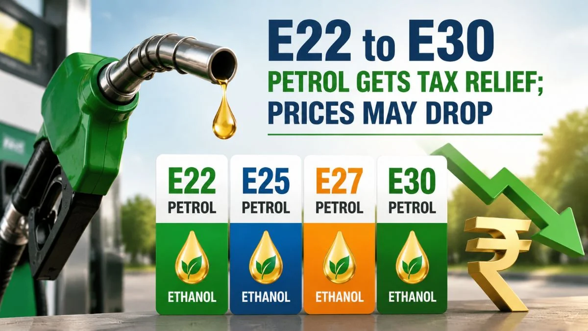 E22 to E30 Petrol Gets Tax Relief; Prices May Drop