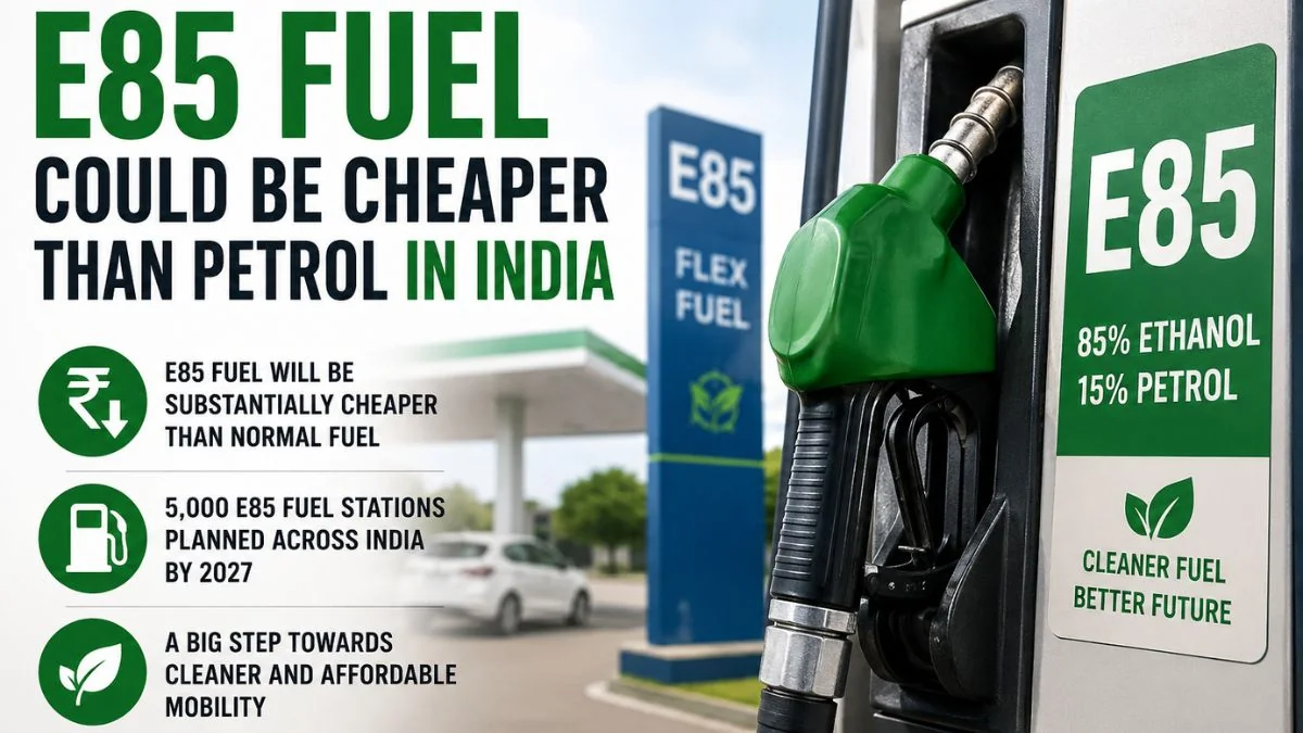 E85 Fuel Could Be Cheaper Than Petrol in India
