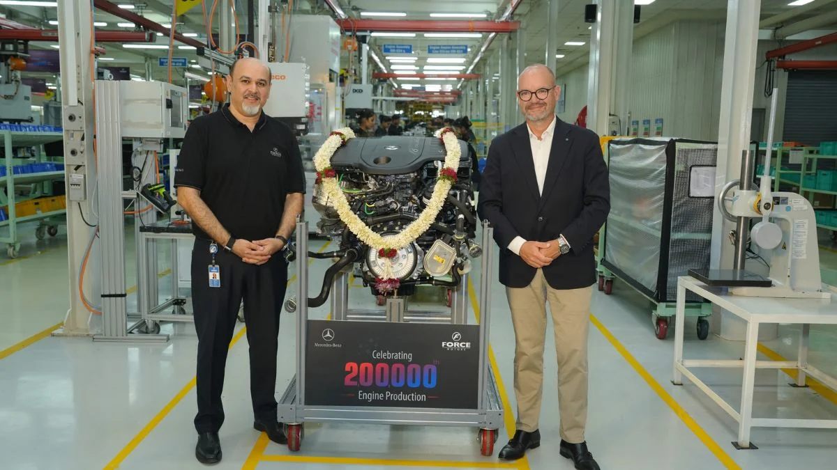 Force Motors Hits Historic Milestone: 200,000th Mercedes-Benz Engine Rolled Out in India
