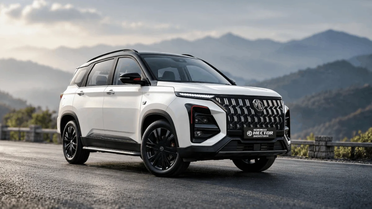 2026 MG Hector Storm Series Launched: BLACKSTORM and SNOWSTORM at Zero Cost News Image