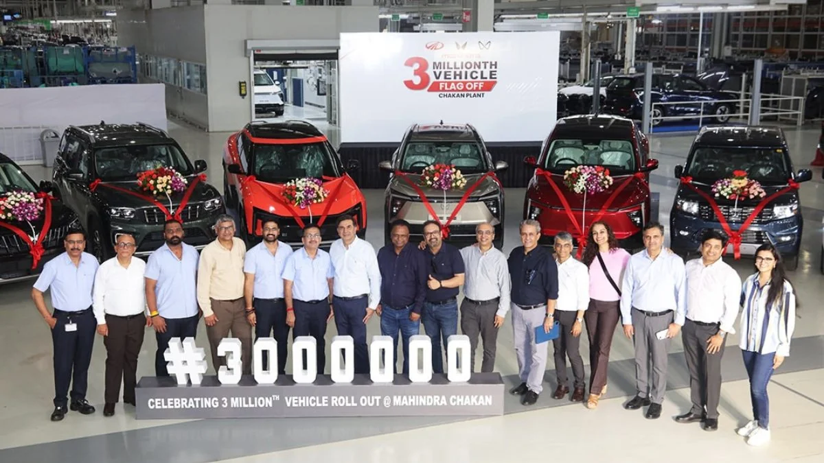 Mahindra BE 6 Marks the 3-Millionth Vehicle to Roll Out of Chakan Plant