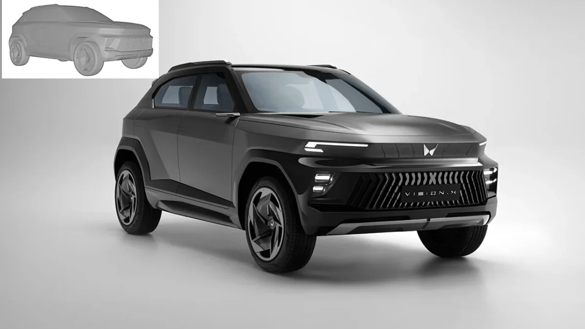 Mahindra Vision X Design Patented - Next-gen XUV 3XO