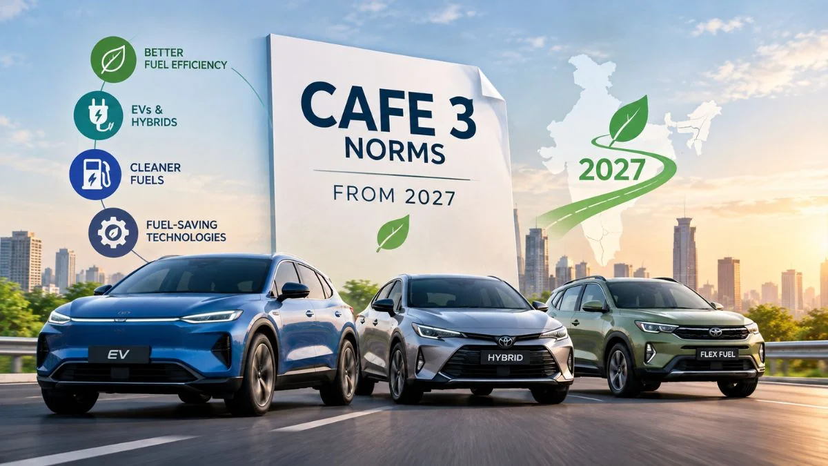 New CAFE 3 Norms – New Fuel Rules for Indian Cars, EVs and Hybrids From 2027 News Image