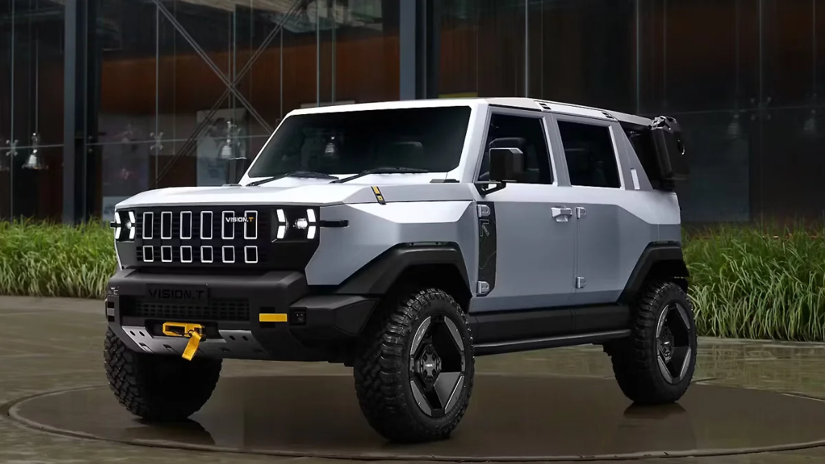 New Mahindra Vision T Could Get AWD and Hybrid Powertrain News Image