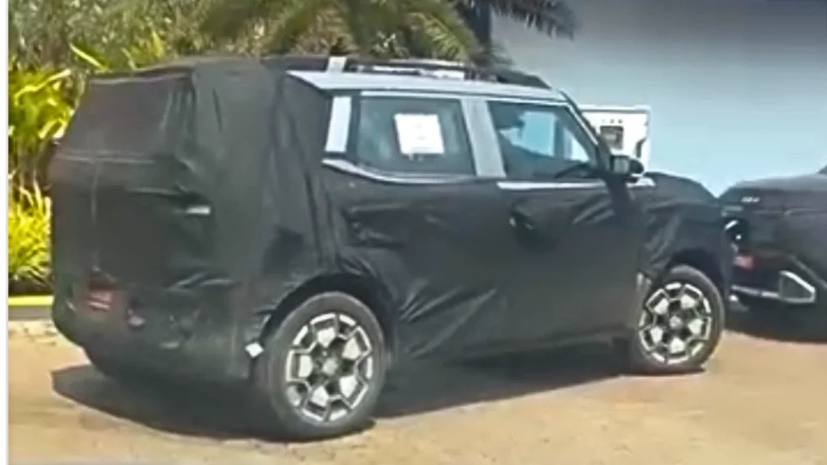 Hyundai Sub-4m Electric SUV Spotted Testing In India - New Details Surface