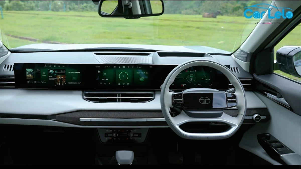 Tata Sierra EV interior review