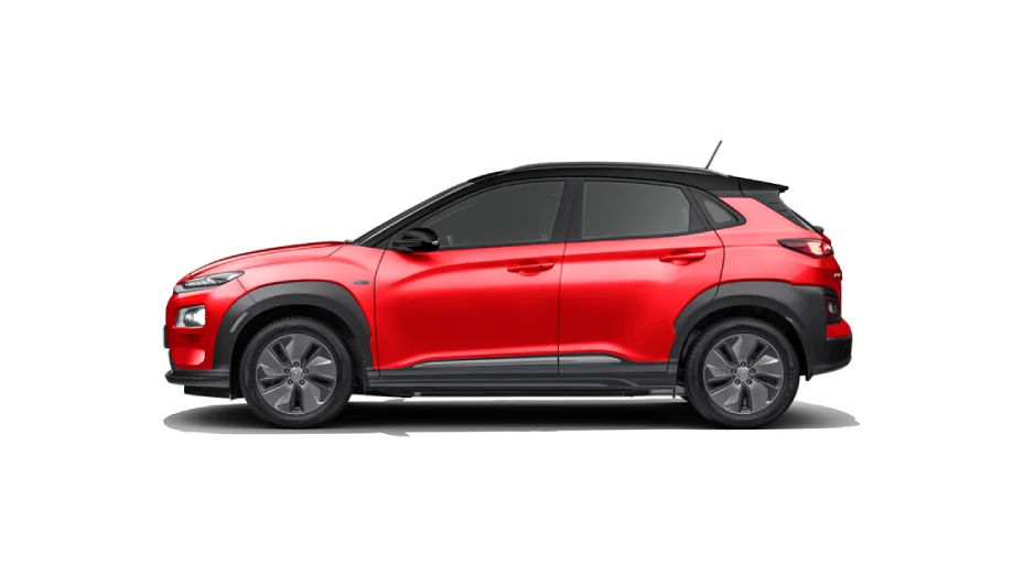 Fiery red with Abyss Black