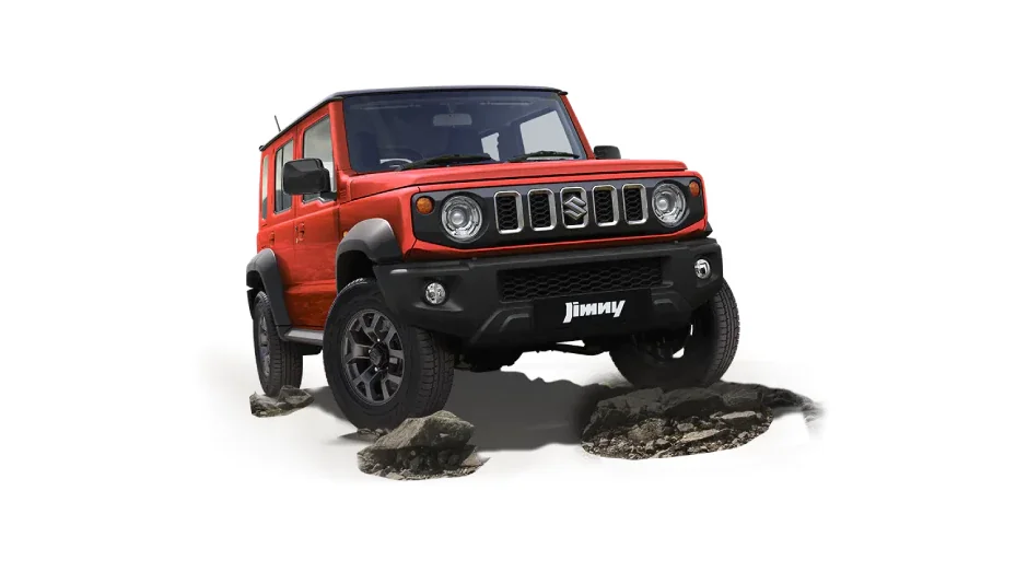 Sizzling Red + Bluish Black Roof