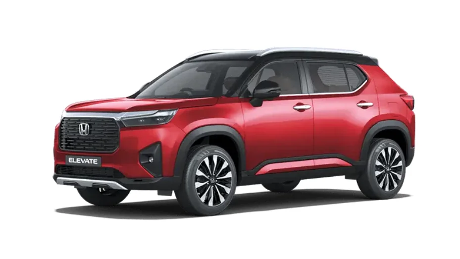 Radiant Red Metallic with Crystal Black Pearl Roof