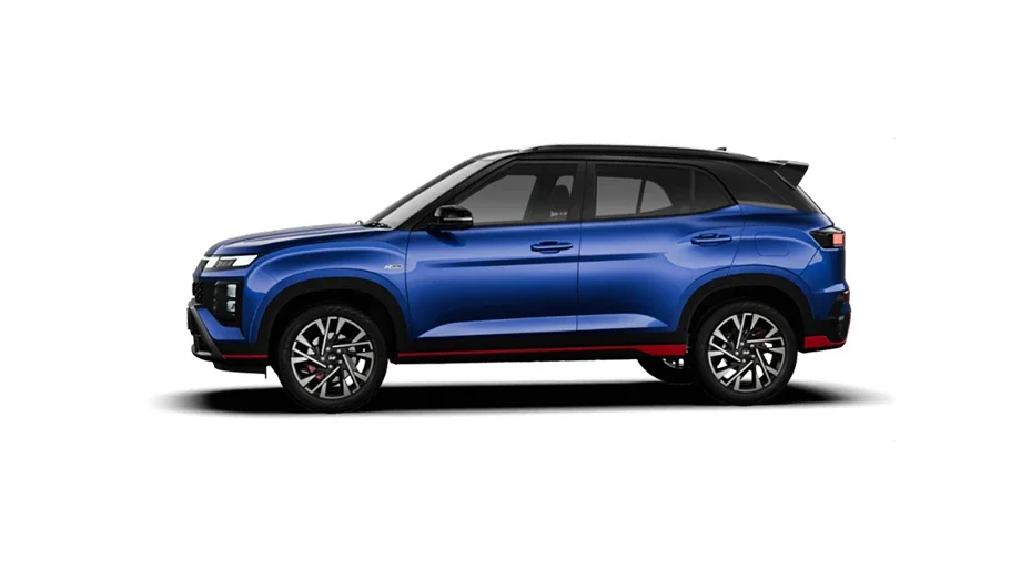 Thunder blue with abyss black roof