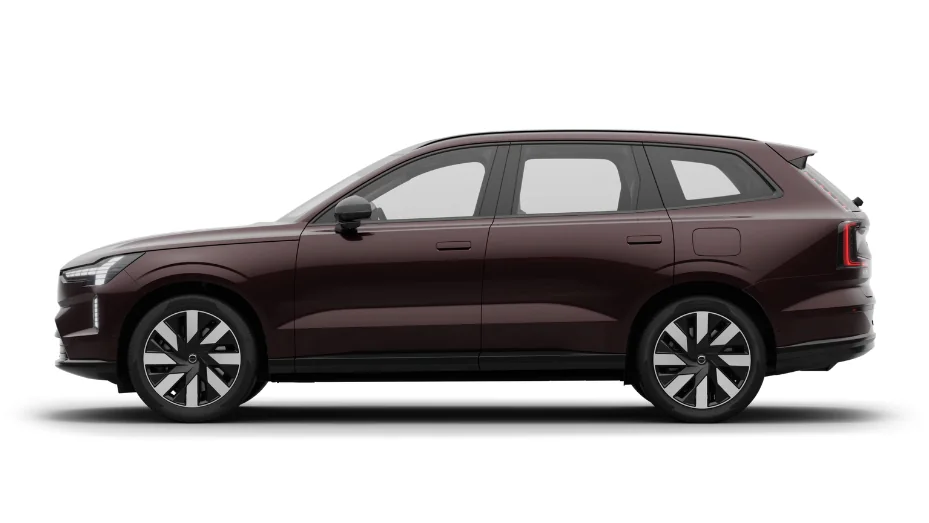 EX 90 Mulberry Red Colours Volvo EX 90 in Mulberry Red