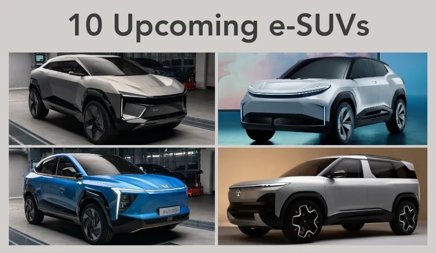 Hyundai Creta To Tata Harrier - 10 Exciting New Electric SUVs Launching Soon