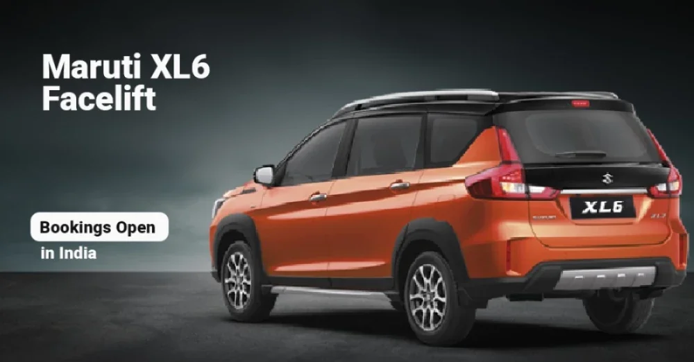 Maruti XL6 Facelift Bookings Open in India
