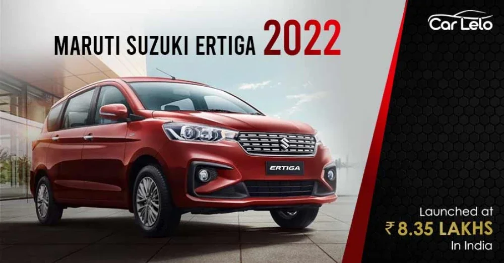 2022 Maruti Ertiga Facelift Launched at Rs 8.35 Lakh in India
