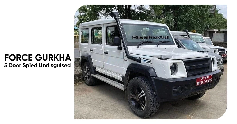Force Gurkha 5 Door Spied Undisguised