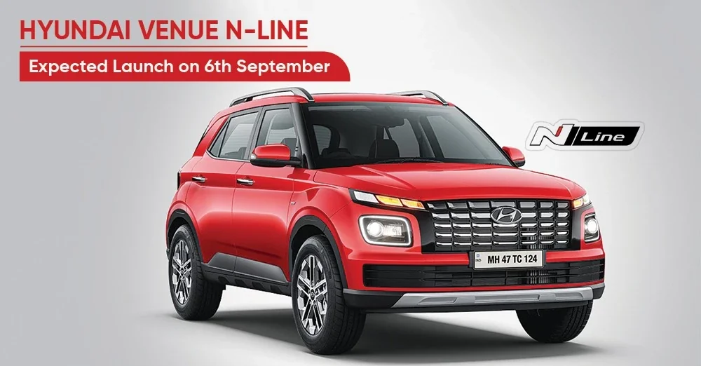 Hyundai Venue N-Line Launch Likely on 6th September