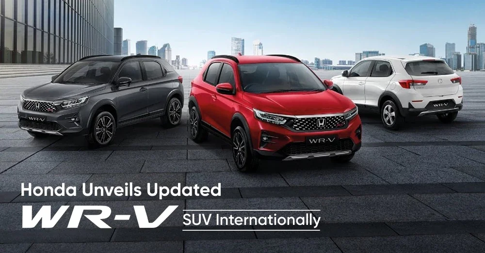 Honda Unveils Updated WR-V SUV Internationally