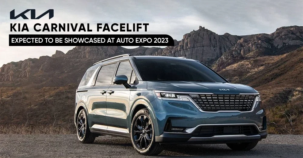 KIA Carnival Facelift Expected to be Showcased at Auto Expo 2023