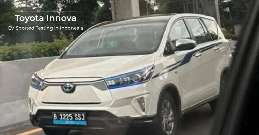 Toyota Innova EV Spotted Testing in Indonesia