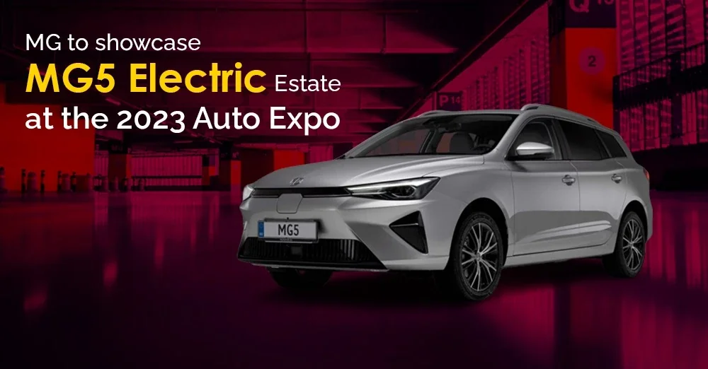 MG Motors to Showcase MG5 Electric Estate at the 2023 Delhi Auto Expo