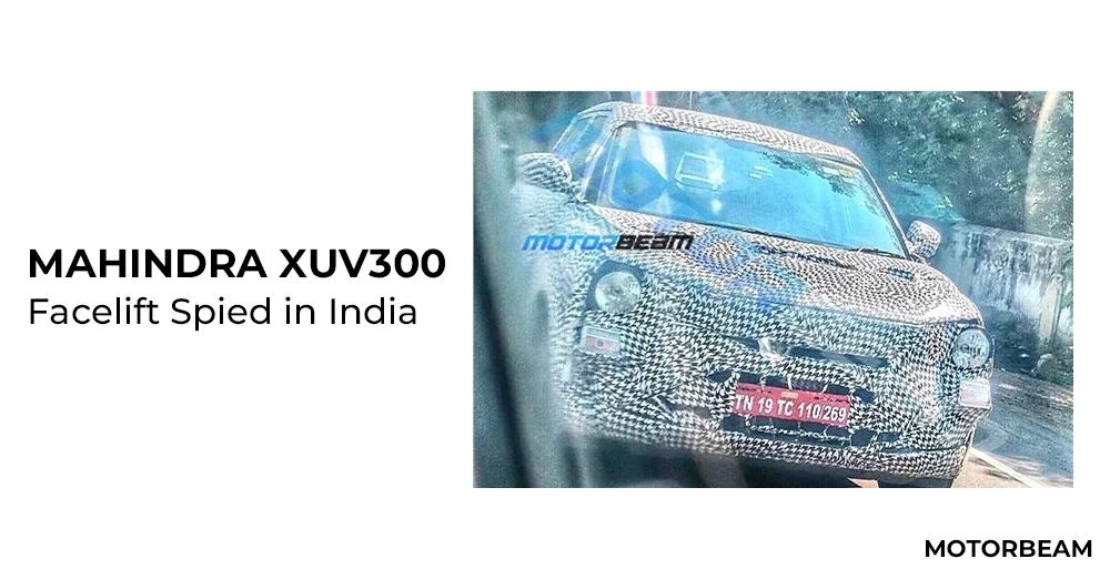 Mahindra XUV300 Facelift Spied in India