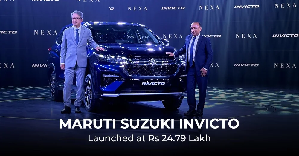 Maruti Suzuki Invicto Launched at Rs 24.79 Lakh