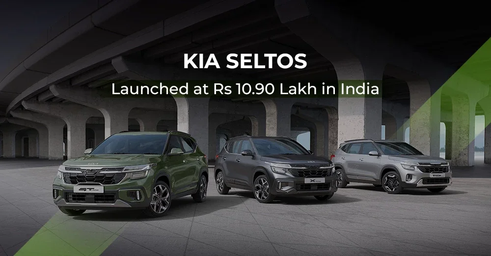 KIA Seltos Facelift Launched at Rs 10.90 Lakh in India