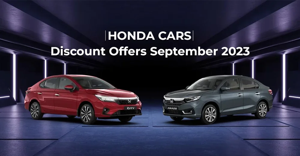 Honda Cars Discount Offers September 2023