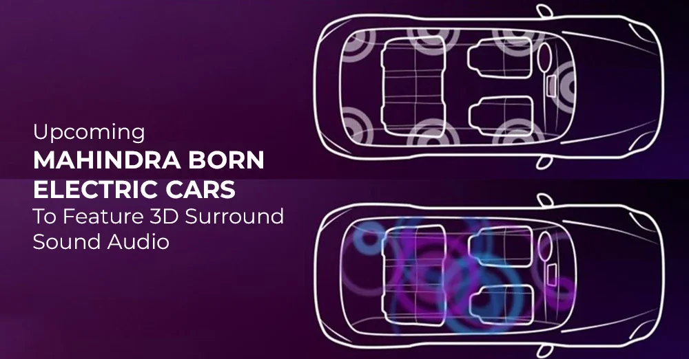 Upcoming Mahindra Born Electric Cars to Feature 3D Surround Sound Audio
