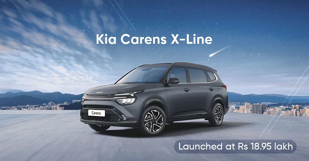 Kia Carens X-Line Launched at Rs 18.95 lakh