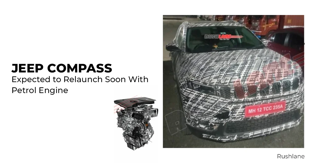 Jeep Compass Expected to Relaunch Soon With Petrol Engine
