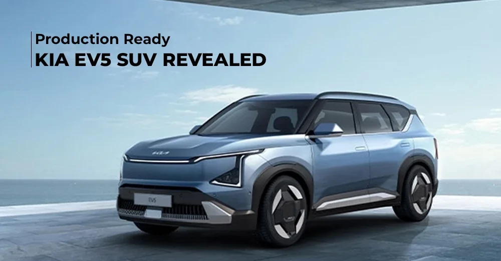 Production Ready KIA EV5 SUV Revealed