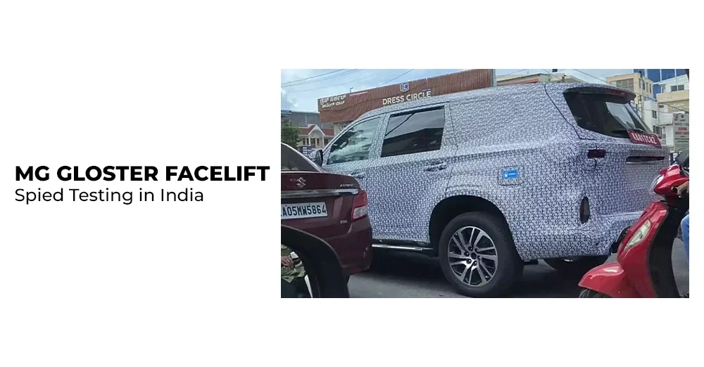 MG Gloster Facelift Spied Testing in India