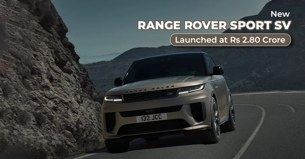 New Range Rover Sport SV Launched at Rs 2.80 Crore