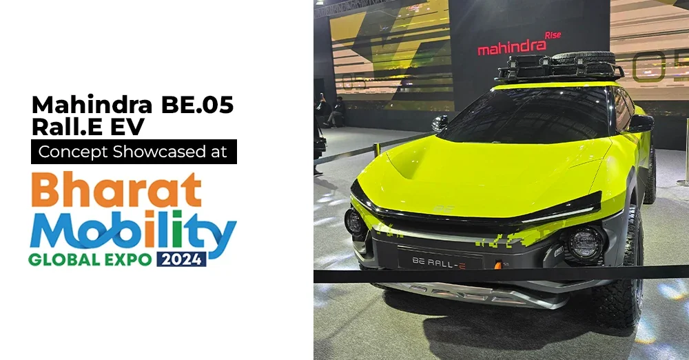 Mahindra BE.05 Rall.E EV Concept Showcased at 2024 Bharat Mobility Expo