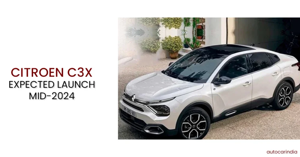 Citroen C3X Expected Launch Mid-2024