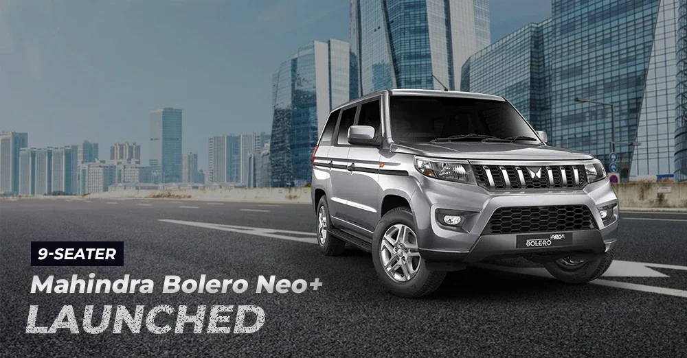 9-Seater Mahindra Bolero Neo Plus Launched at Rs 11.39 Lakh