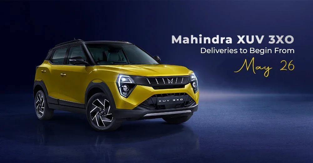 Mahindra XUV 3XO Deliveries to Begin From May 26