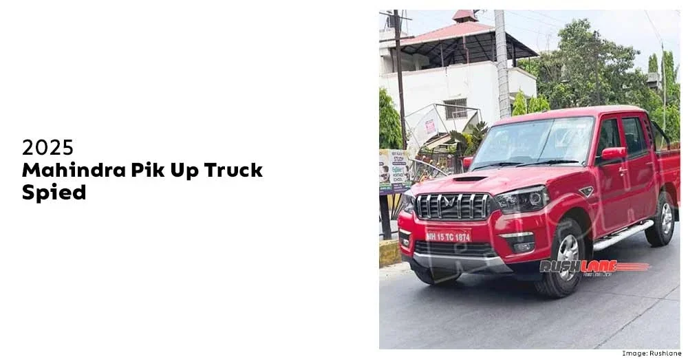 2025 Mahindra Pik Up Spied Sans Camo