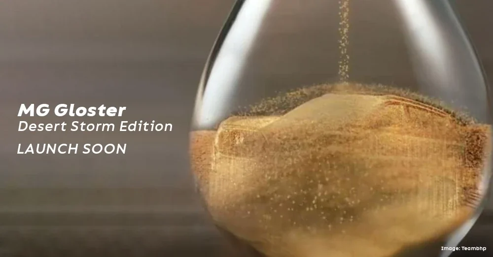 MG Gloster Desert Storm Edition Launch Soon