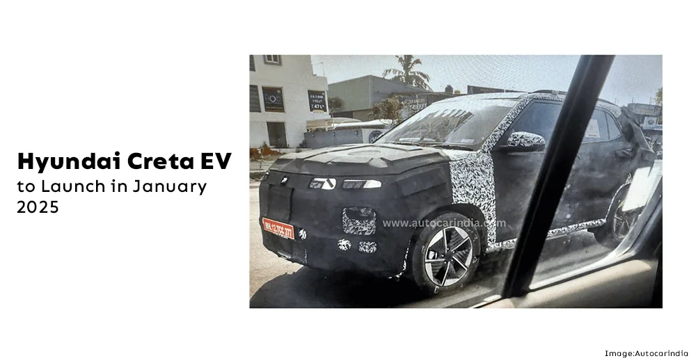 Hyundai Creta EV to Launch in January 2025