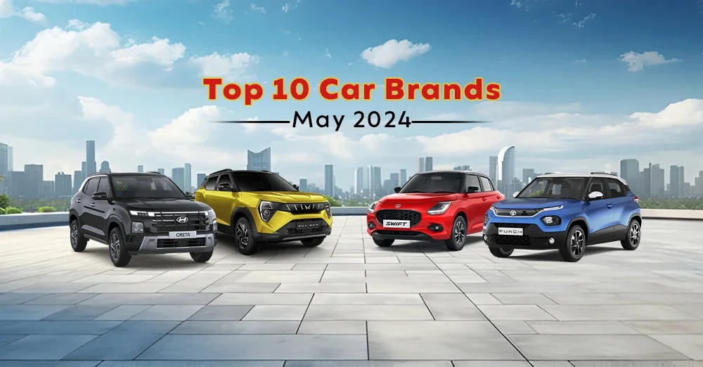 Top 10 Car Companies May 2024 - Maruti, Hyundai, Tata, Mahindra