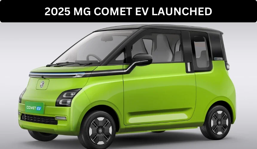 2025 MG Comet EV Launched With New Features