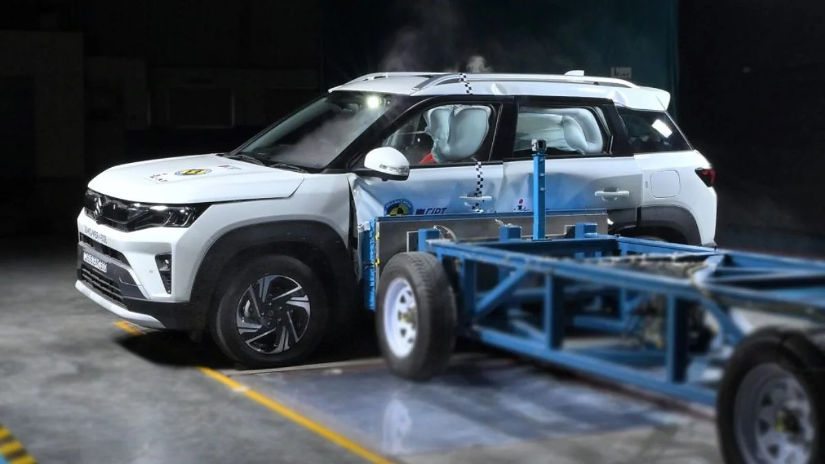 New Brezza Side Impact Test
